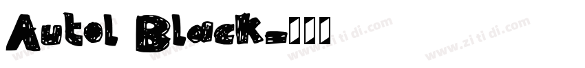 Autol Black字体转换 Autol Black字体转换